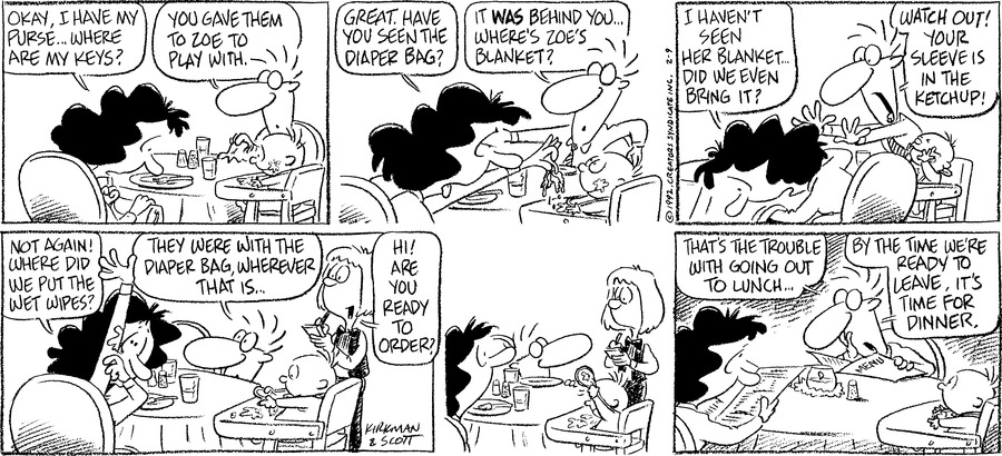 Baby Blues Comic Strip for February 09, 1992 