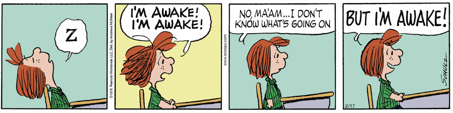 Peanuts Comic Strip for February 17, 2025 
