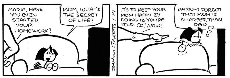 Maria's Day Comic Strip for January 10, 2025 
