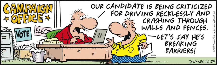 Frank and Ernest Comic Strip for October 29, 2020 