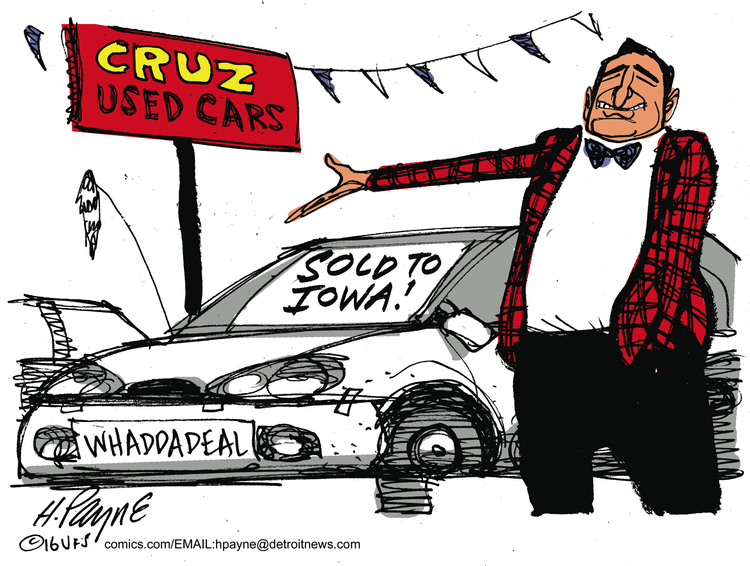 Henry Payne Comic Strip for February 04, 2016 
