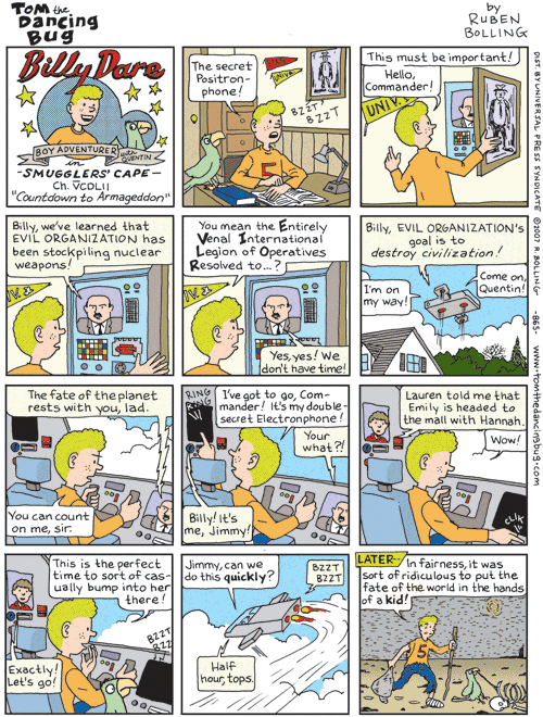 Tom the Dancing Bug Comic Strip for September 08, 2007 