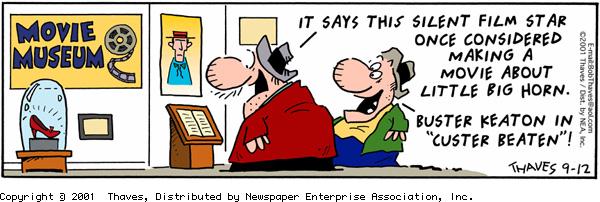 Frank and Ernest Comic Strip for September 12, 2001 