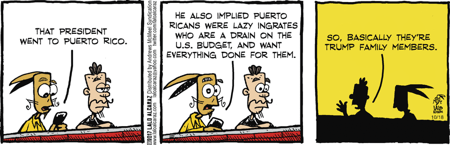 La Cucaracha Comic Strip for October 18, 2017 