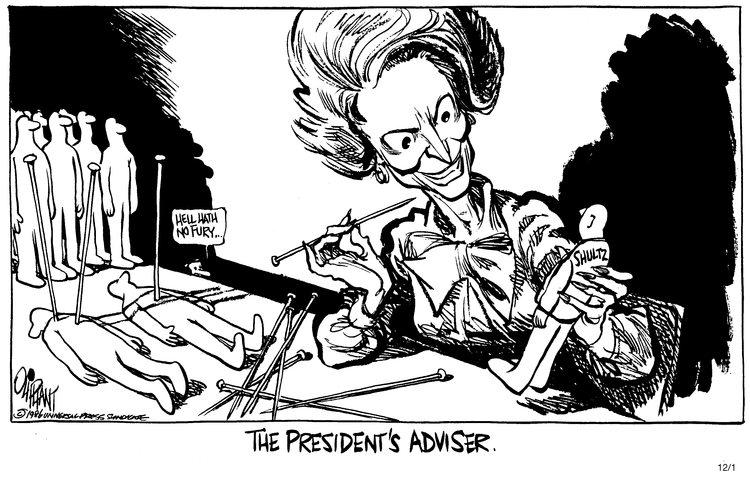 Pat Oliphant Comic Strip for December 01, 1986 