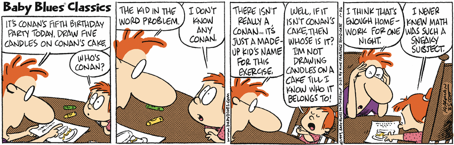 Baby Blues Comic Strip for January 26, 2005 