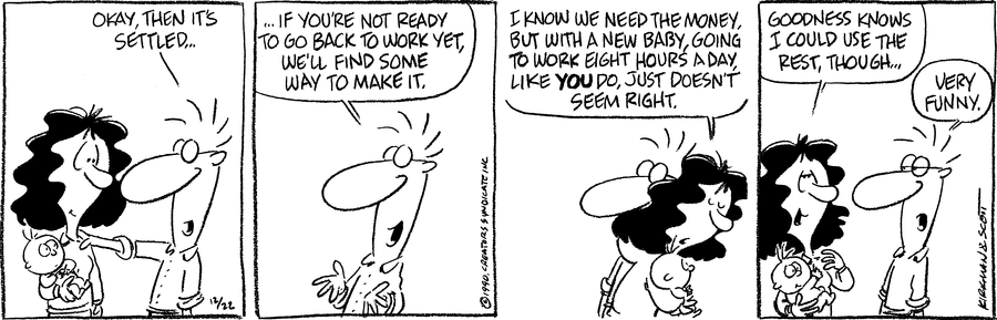 Baby Blues Comic Strip for December 22, 1990 