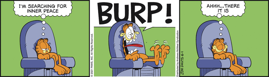 Garfield Comic Strip for June 01, 2021 