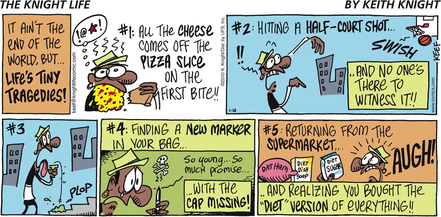 The Knight Life Comic Strip for January 10, 2010 