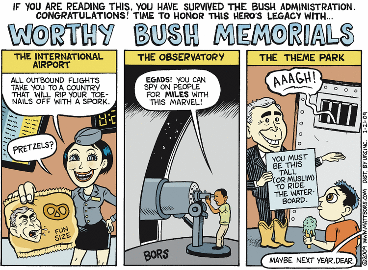 Matt Bors Comic Strip for January 21, 2009 