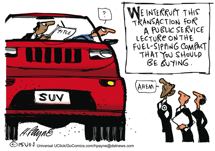 Henry Payne Comic Strip for January 16, 2015 