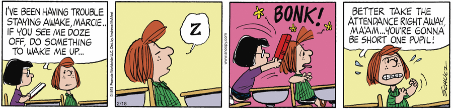 Peanuts Comic Strip for February 18, 2025 