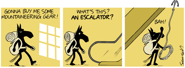 Dark Side of the Horse Comic Strip for January 24, 2011 