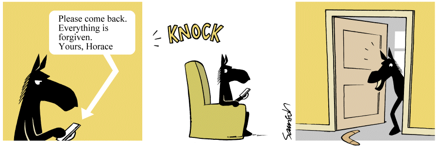 Dark Side of the Horse Comic Strip for December 04, 2015 