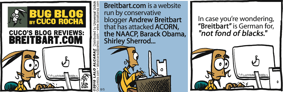 La Cucaracha Comic Strip for August 05, 2010 
