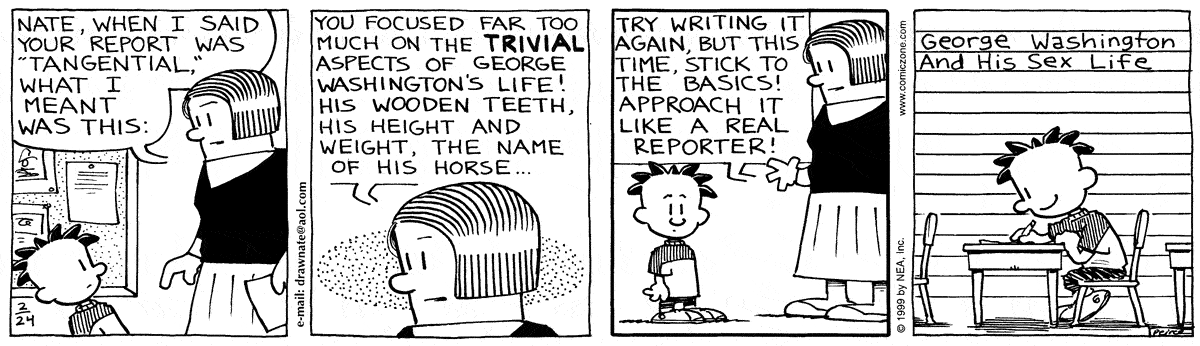 Big Nate Comic Strip for February 24, 1999 