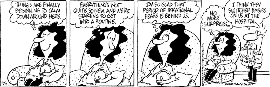 Baby Blues Comic Strip for April 13, 1990 