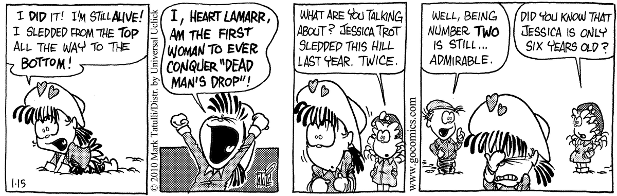 Heart of the City Comic Strip for January 15, 2010 