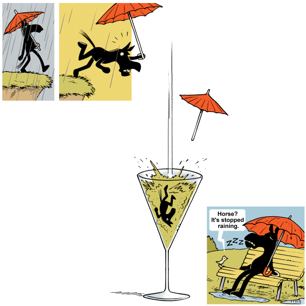 Dark Side of the Horse Comic Strip for December 13, 2011 