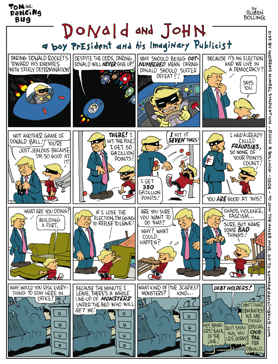 Tom the Dancing Bug Comic Strip for October 02, 2020 
