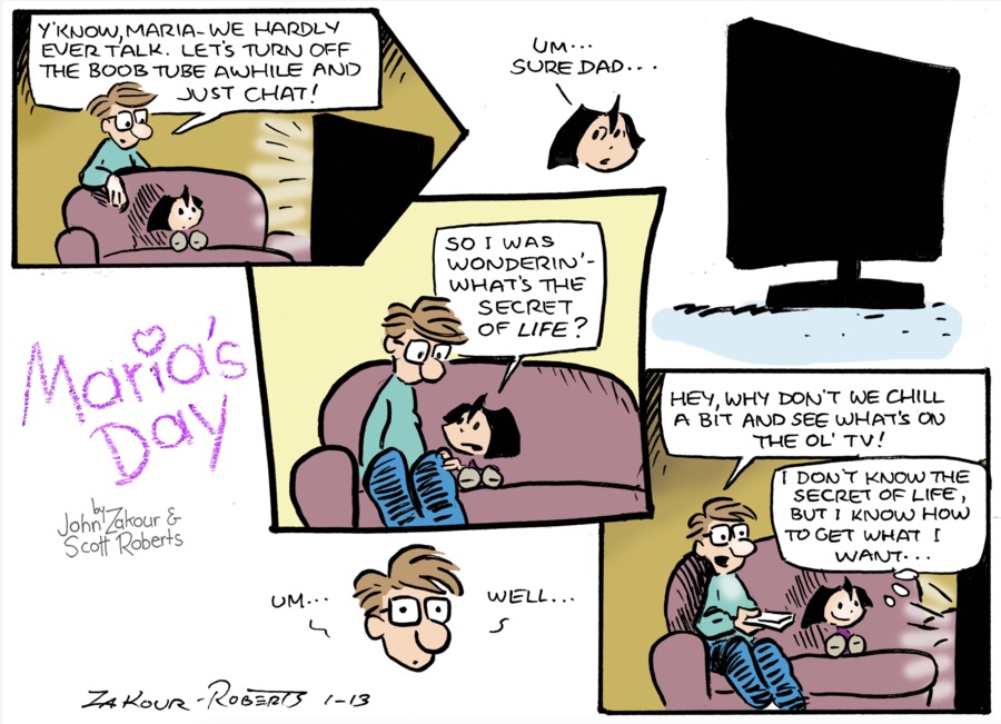 Maria's Day Comic Strip for January 12, 2025 