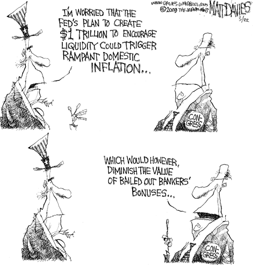 Matt Davies Comic Strip for March 23, 2009 