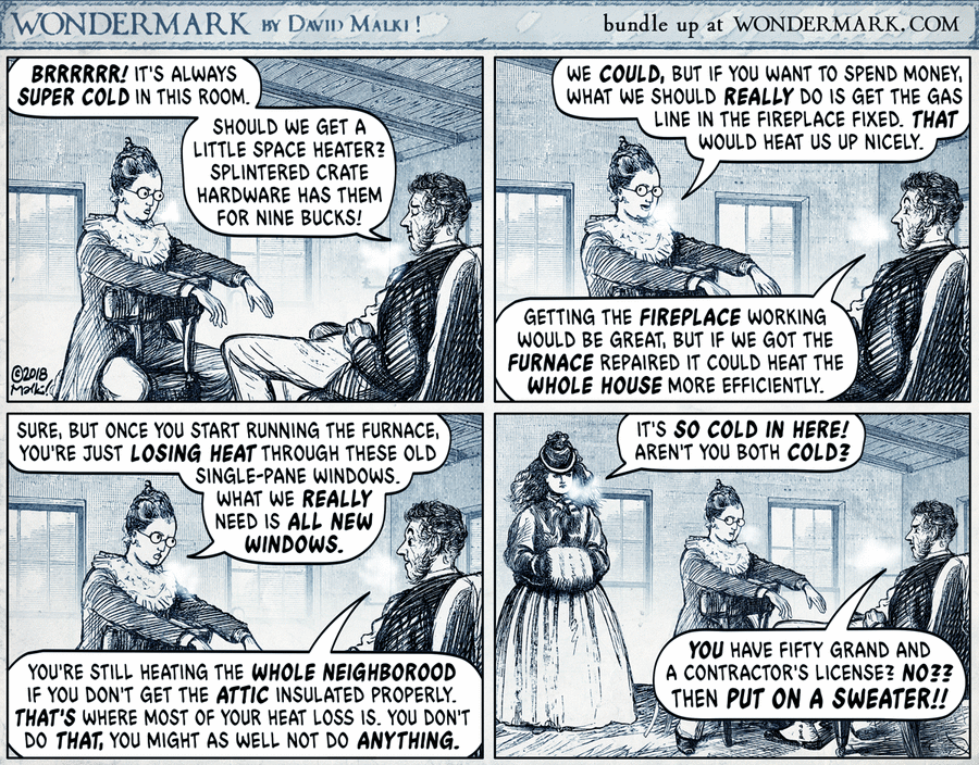 Wondermark by David Malki on Mon, 31 Mar 2025