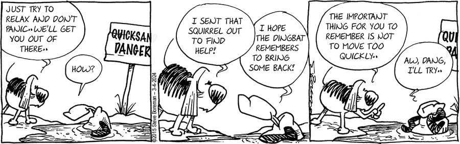 Little Dog Lost Comic Strip for March 04, 2024 