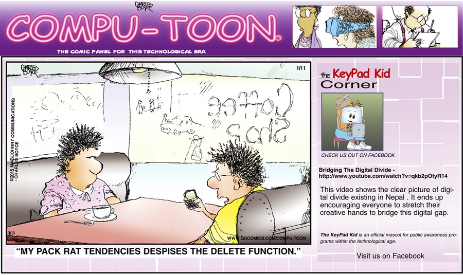 Compu-toon Comic Strip for January 11, 2015 