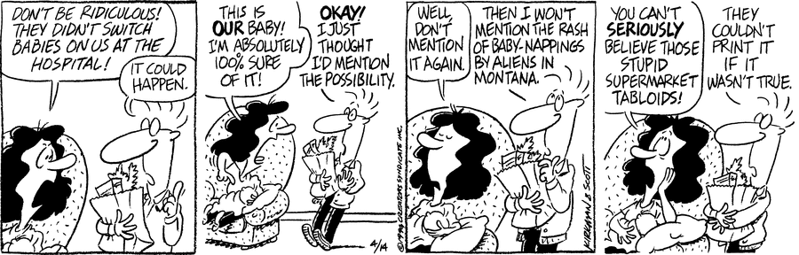 Baby Blues Comic Strip for April 14, 1990 