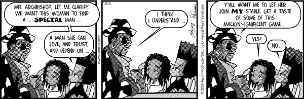 The Boondocks Comic Strip for July 08, 2011 