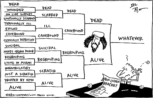 Joel Pett Comic Strip for March 18, 2002 
