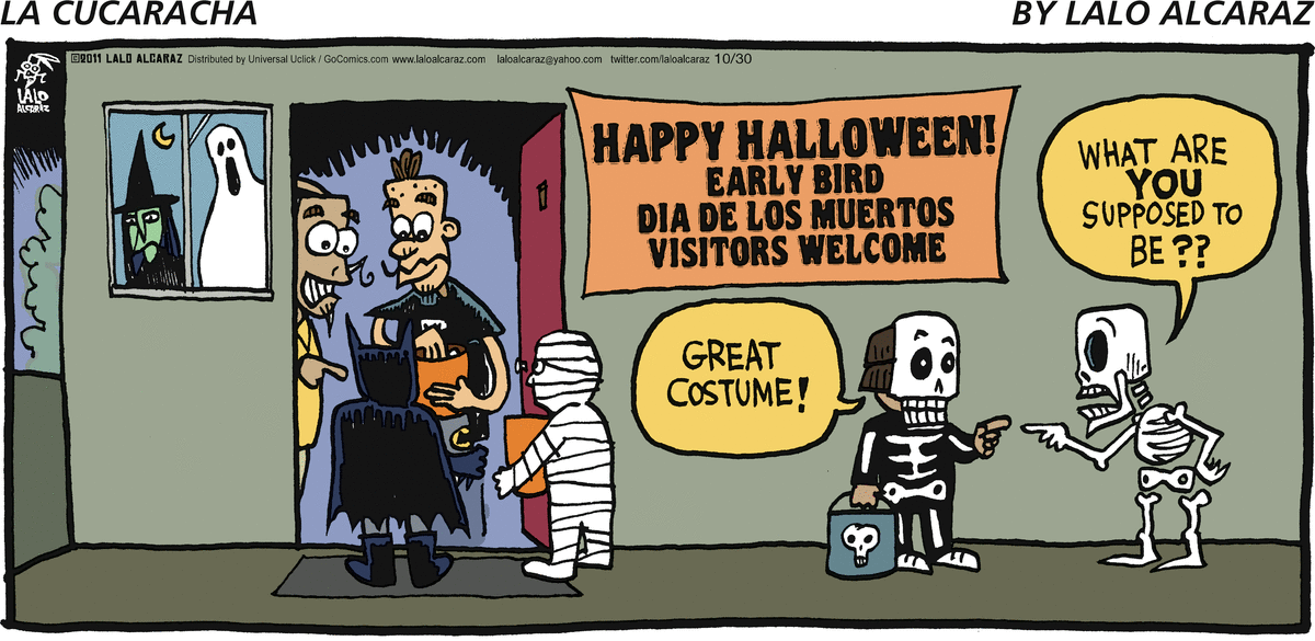 La Cucaracha Comic Strip for October 30, 2011 