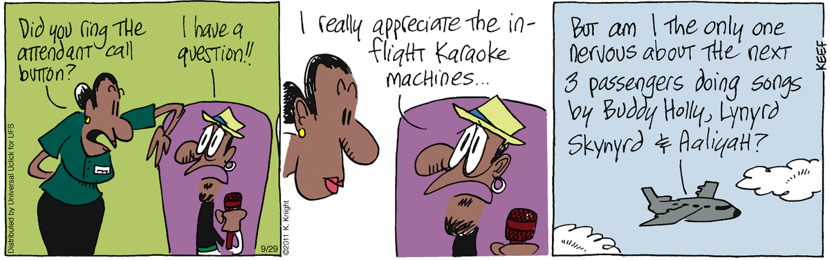 The Knight Life Comic Strip for September 29, 2011 