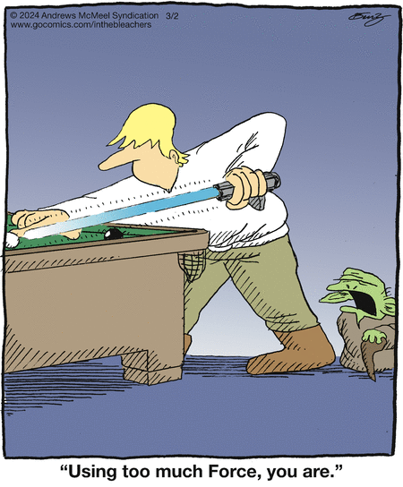 In the Bleachers Comic Strip for March 02, 2024 