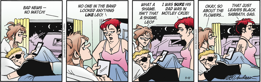 Doonesbury Comic Strip for May 12, 2012 