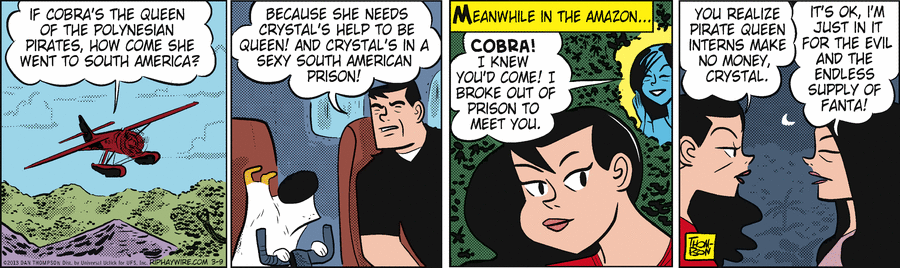 Rip Haywire Comic Strip for March 09, 2013 