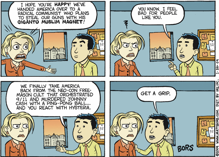 Matt Bors Comic Strip for January 26, 2009 