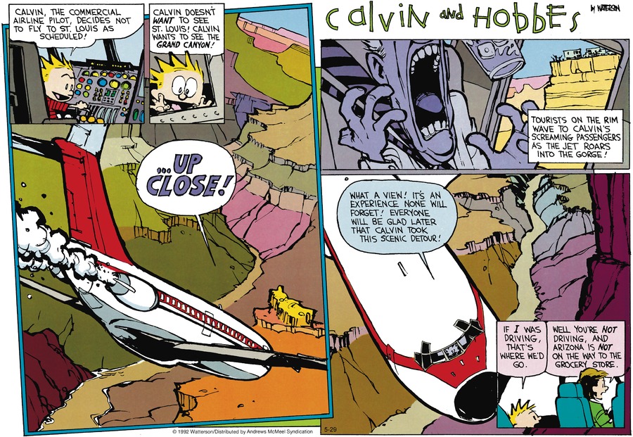 Calvin and Hobbes Comic Strip for May 29, 2022 