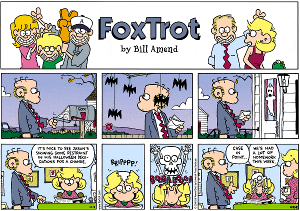 FoxTrot Comic Strip for October 15, 2000 