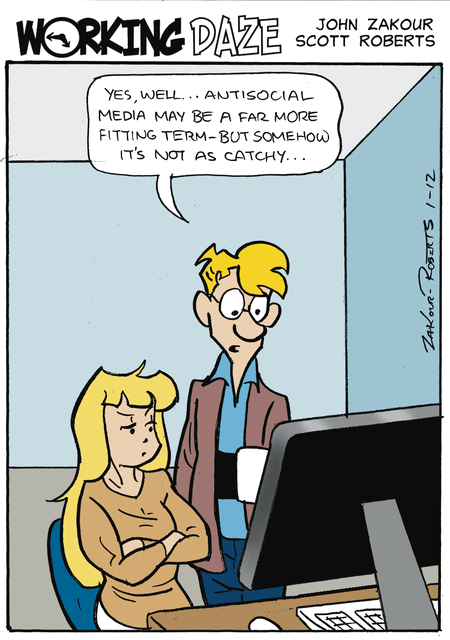 Working Daze Comic Strip for January 12, 2015 