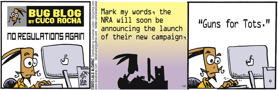 La Cucaracha Comic Strip for January 04, 2013 