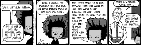 The Boondocks Comic Strip for April 11, 2014 