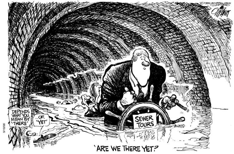 Pat Oliphant Comic Strip for September 18, 1998 