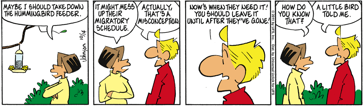 Arlo and Janis Comic Strip for October 14, 2011 