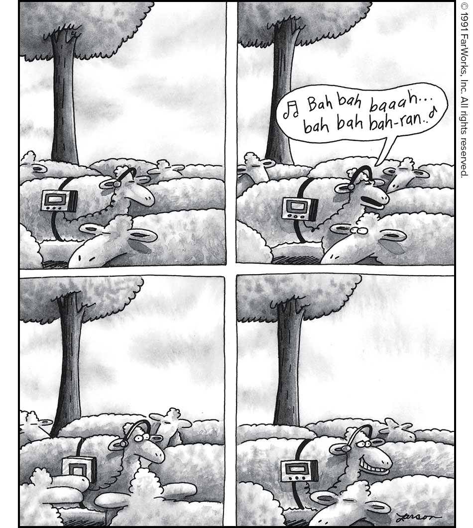 Bah bah baaah... bah bah bah-ran..