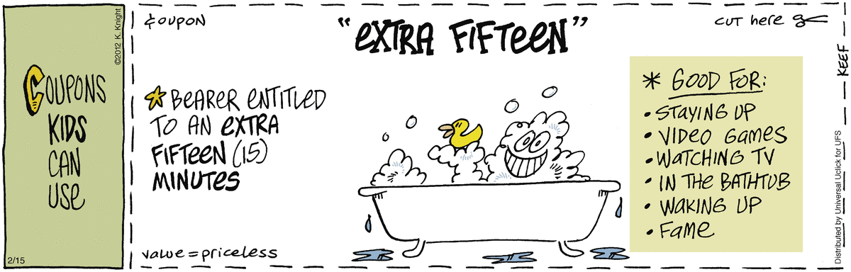 The Knight Life Comic Strip for February 15, 2012 