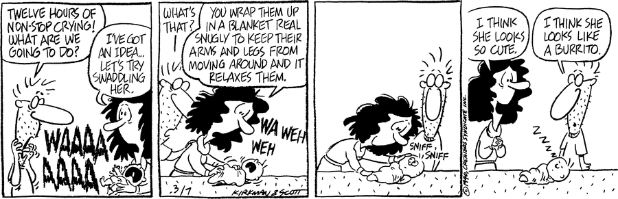 Baby Blues Comic Strip for March 07, 1990 
