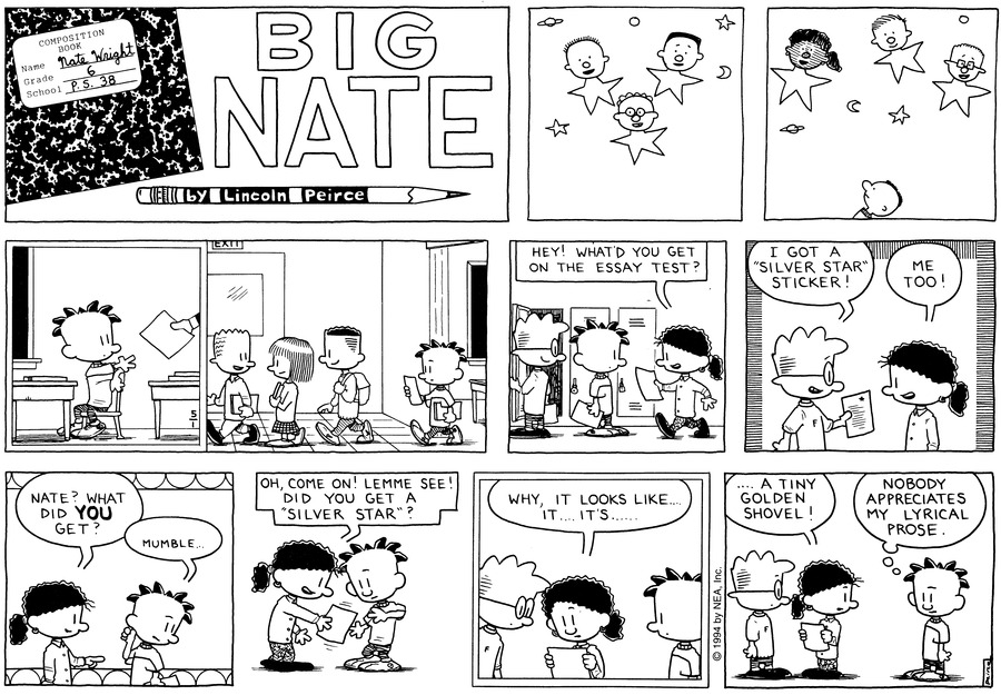 Big Nate Comic Strip for May 01, 1994 