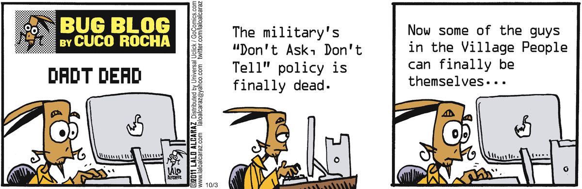 La Cucaracha Comic Strip for October 03, 2011 